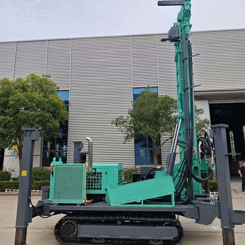 Water drilling machine two-stage air filtration system