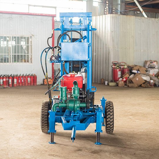 portable hydraulic drilling machine can adapt to complex terrains